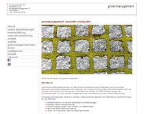 Tablet Screenshot of greenmanagement.ch